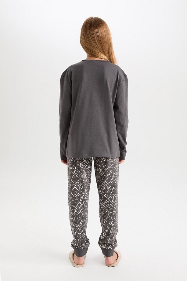 Kız Çocuk Pijama Takım Looney Tunes Uzun Kollu Üst Beli Lastikli Uzun Alt D6657a824wn - 5