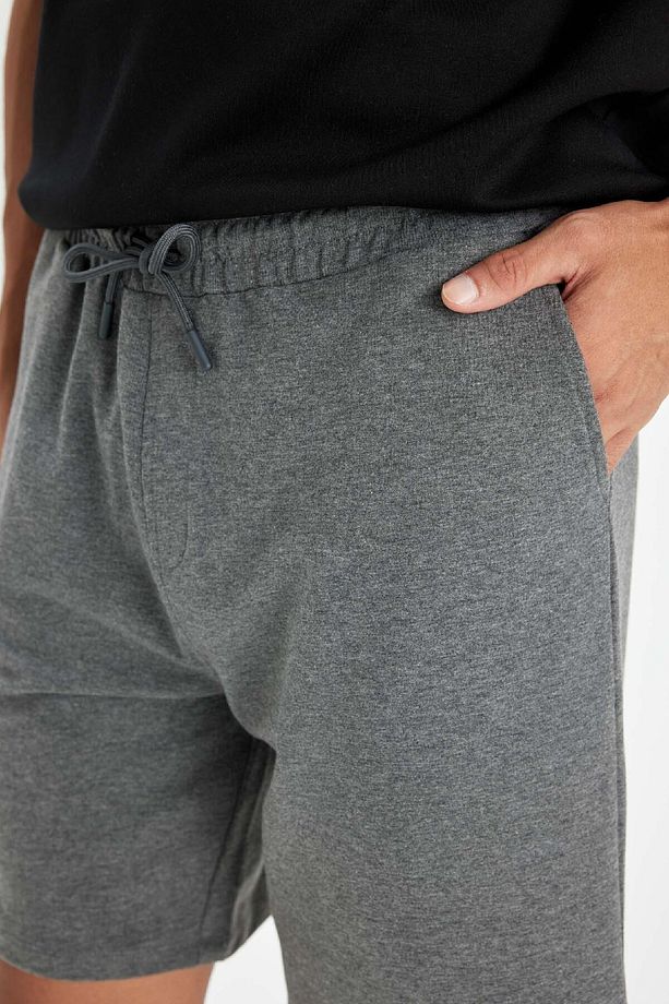 Regular Fit Cepli Basic Düz Bermuda Şort D7920ax24sm - 4