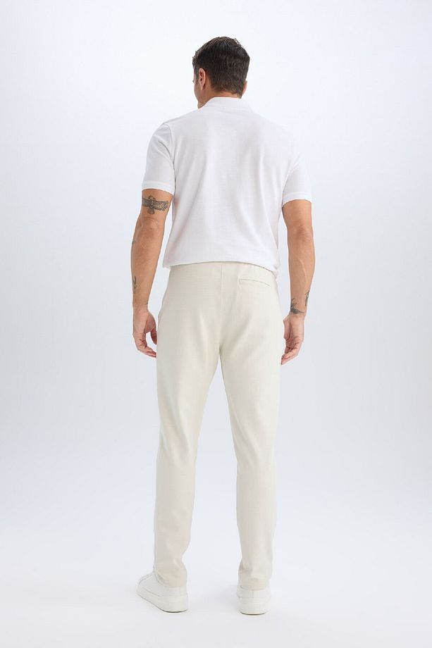 Jogger Pantolon Esnek Basic Düz Beli Bağcıklı Cepli Düz Paça C6022ax25sp - 6