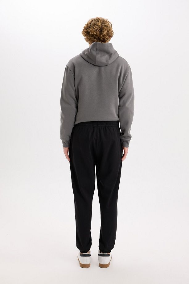 Regular Fit Eşofman Altı Cepli Basic Düz Beli Bağcıklı Lastikli Paça D4416ax25sp - 6