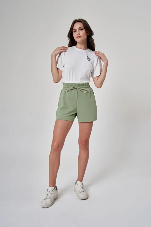 Kadın Yeşil Şort 1523105 - 3