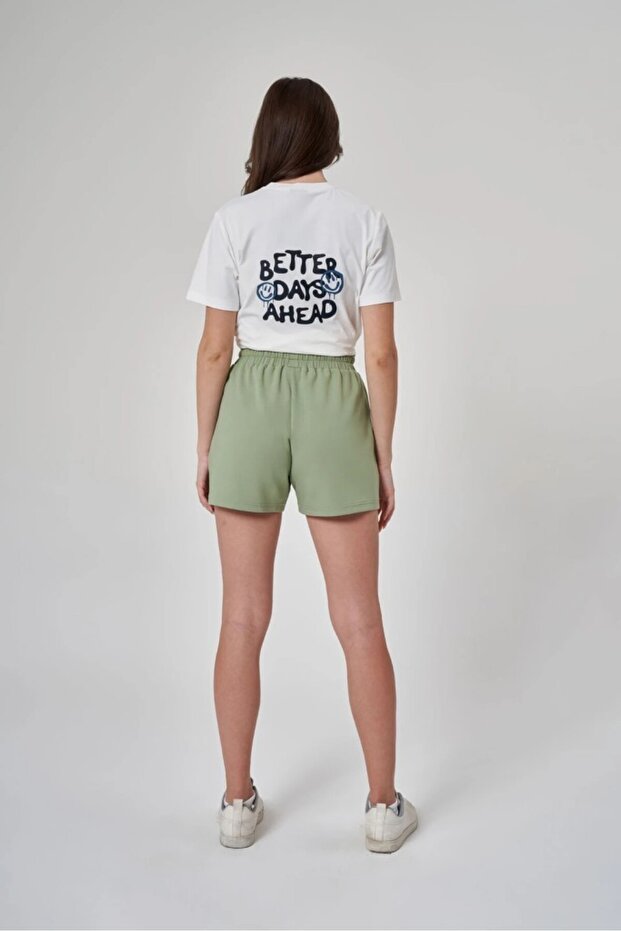 Kadın Yeşil Şort 1523105 - 4