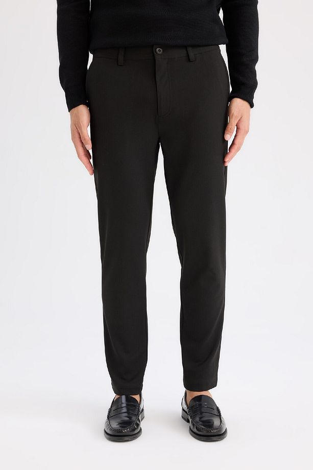 Tailored Fit Normal Kesim Düz Paça Her Yöne Esneyen Yazlık Kumaş Pantolon C7508ax25sp - 4