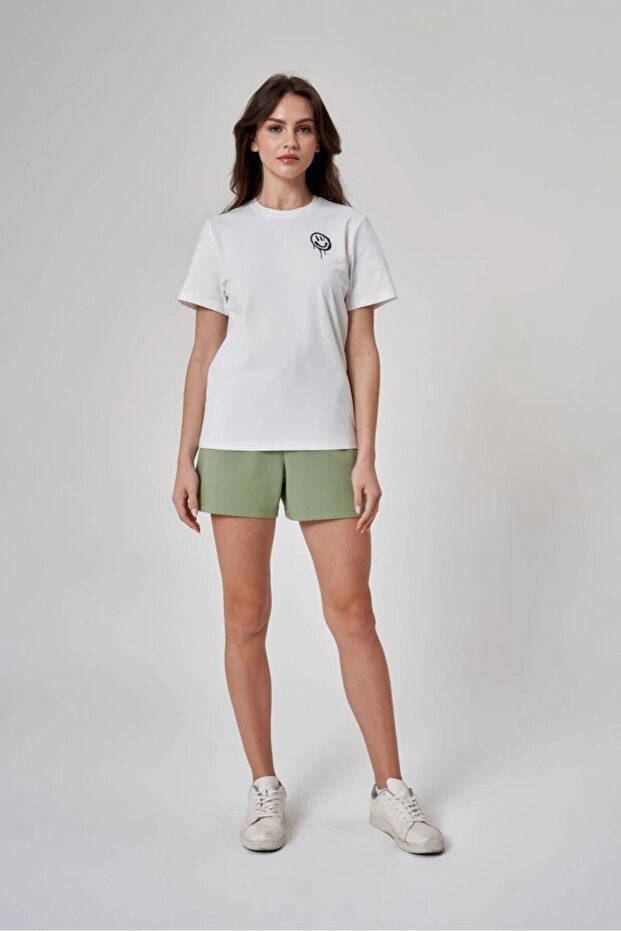 Kadın Yeşil Şort 1523105 - 5