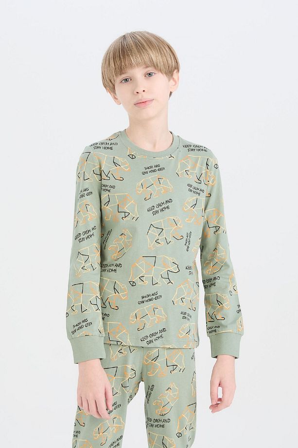 Erkek Çocuk Regular Fit 2'li Pijama Takımı D8768a8ns - 4