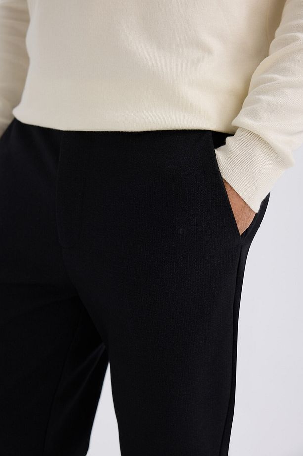 Tailored Regular Fit Normal Kesim Kumaş Pantolon Basic Düz Cepli D9083ax24wn - 5