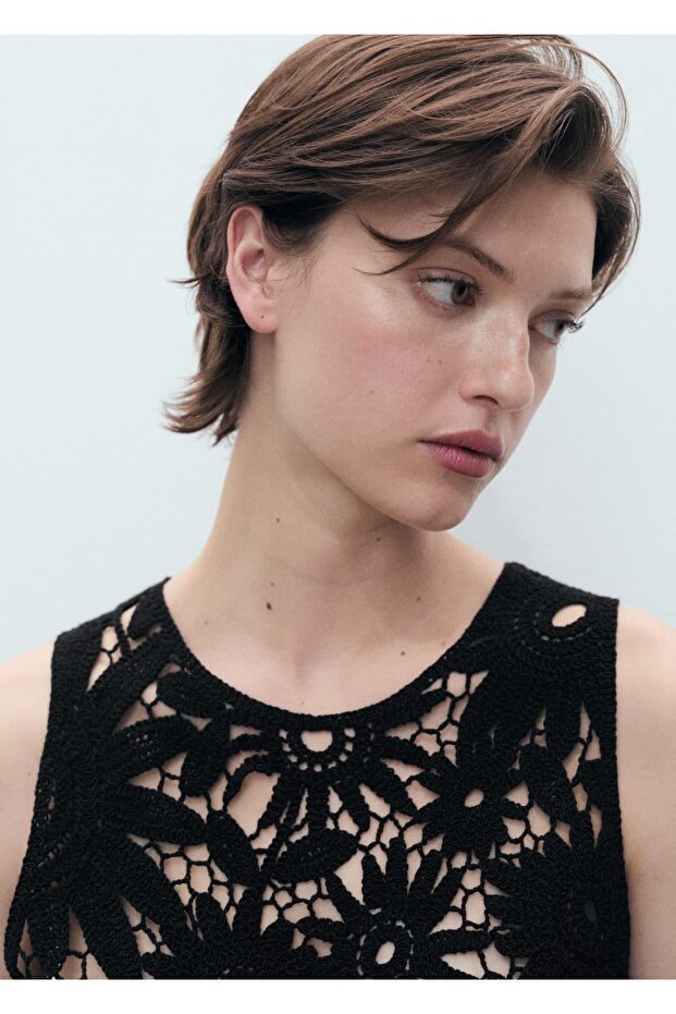 Kroşe Triko Bluz - 6