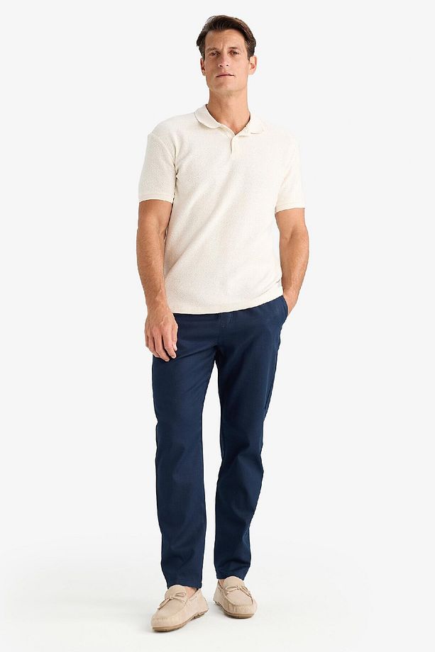 Yazlık Jogger Pantolon Basic Düz Cepli Dar Paça B4091AX25SP - 4