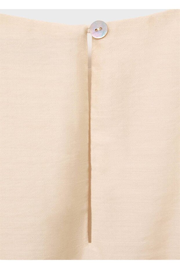 Lyocell Blend Bottom Fluffy Blouse - 5