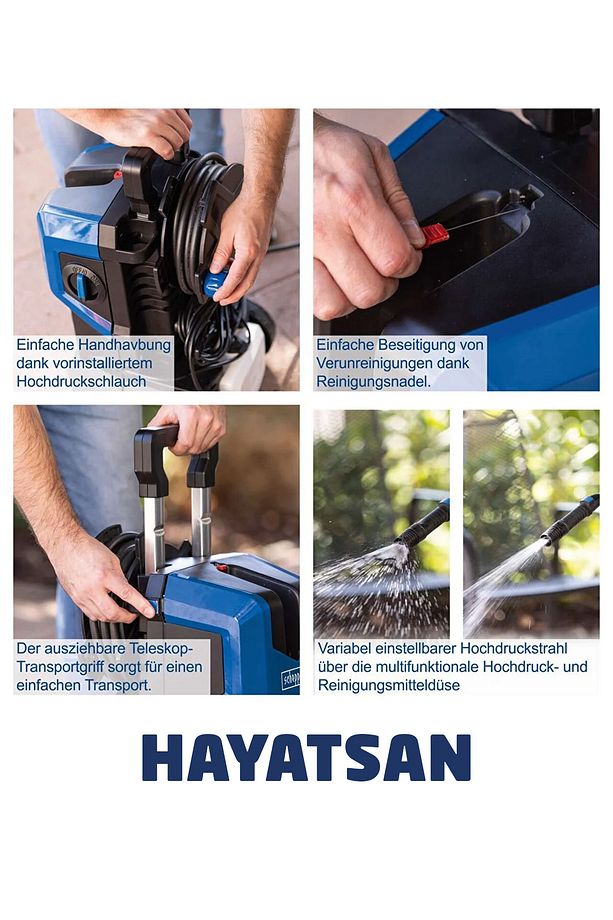 Köpük Takviyeli - Basınçlı Yıkama Makinesi Hce3000 - 5