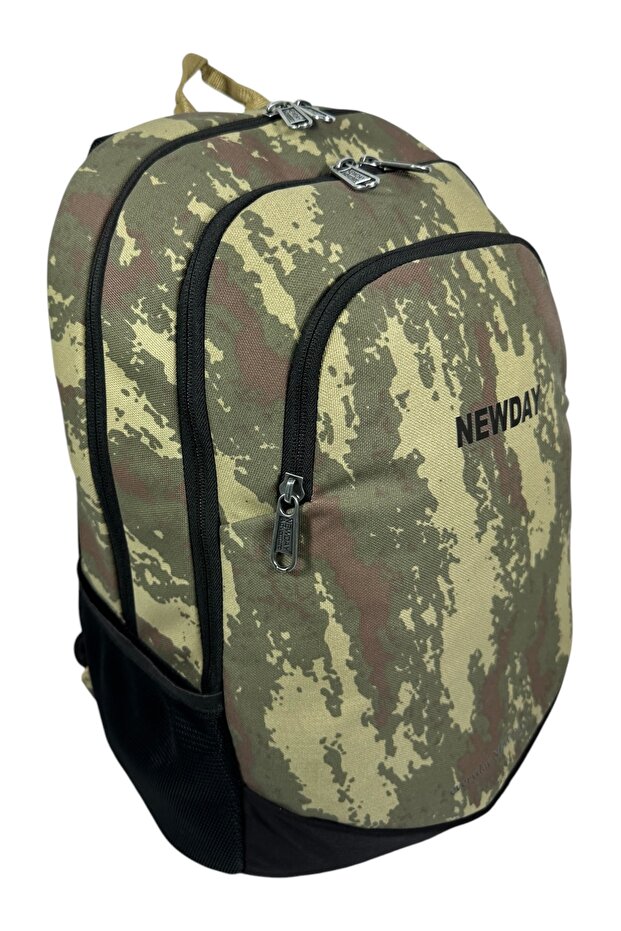 Camouflage Patterned Backpack