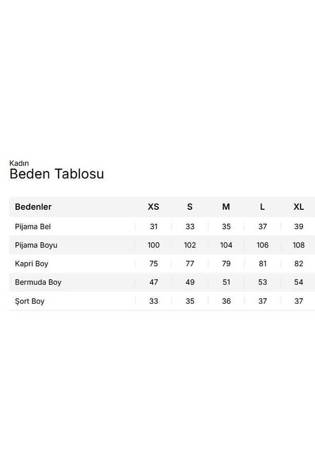 Kadın Kısa Kollu Bisiklet Yaka Süprem ŞortluPijama Takımı TH.3.CL.RN.20.TT - 5