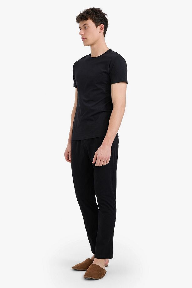 Regular Fit Basic Düz Cepli Pijama Altı Z7323AZ25SP - 4