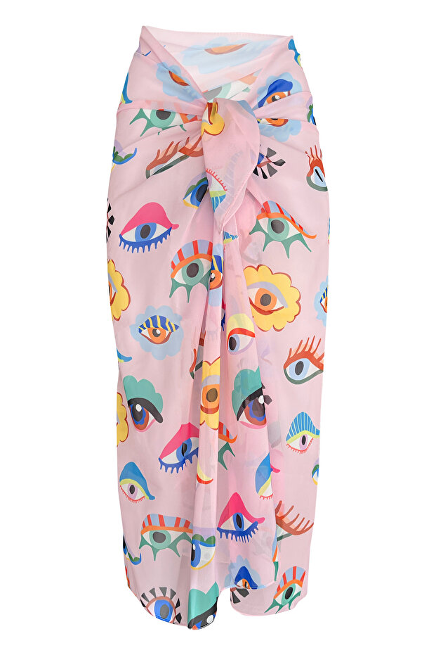 Magic Eye Şifon Pareo - 1