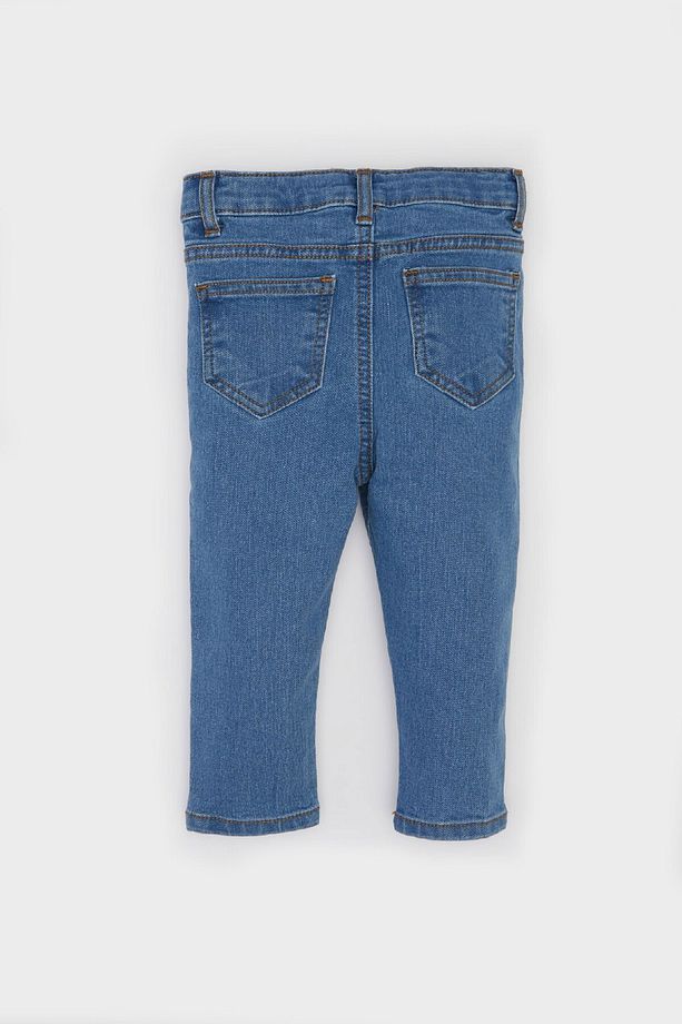 Erkek Bebek Düz Paça Basic Düz Jean Pantolon B6744a525sp - 4