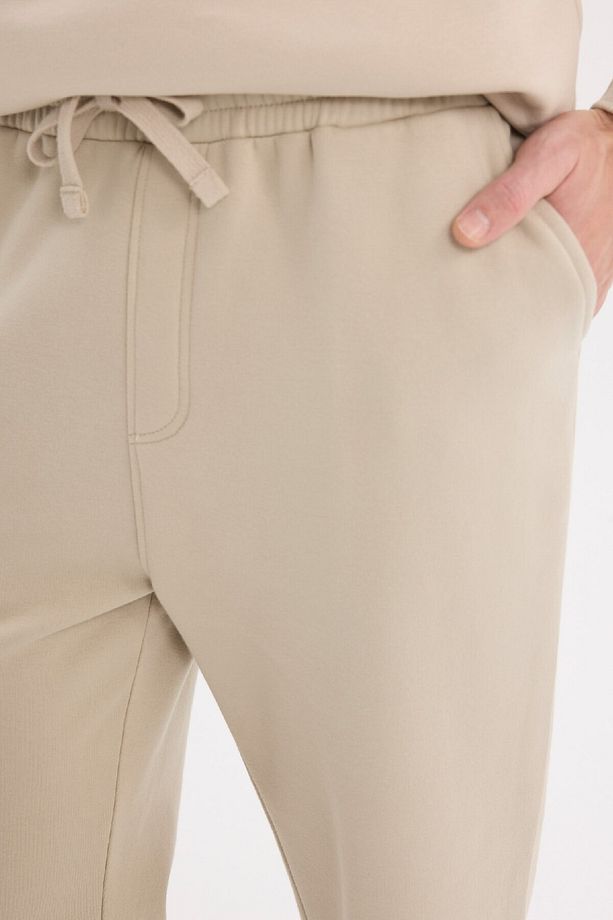 Regular Fit Eşofman Altı Içi Polarlı Basic Düz Cepli Beli Bağcıklı Düz Paça D7836ax25sp - 5