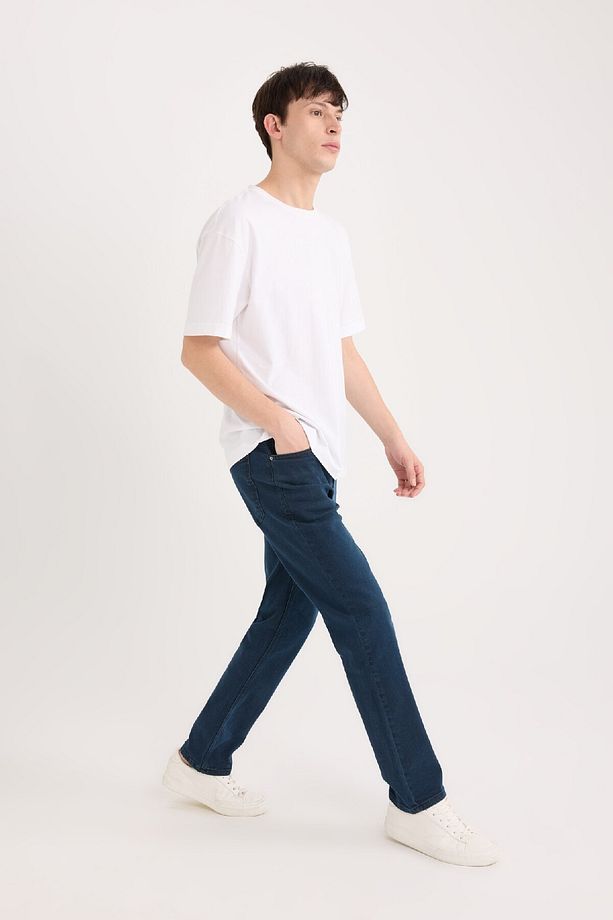 Sergio Regular Fit Normal Kalıp Normal Bel Boru Paça Jean Pantolon W7086az25sp - 4