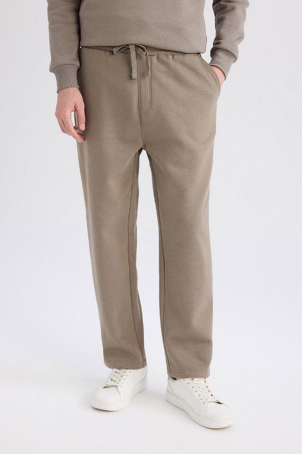 Regular Fit Eşofman Altı Içi Polarlı Basic Düz Cepli Beli Bağcıklı Düz Paça D7836ax25sp - 6