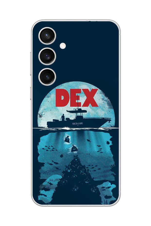 حافظة شفافة متوافقة مع هاتف سامسونج جالاكسي S23+ بتصميم Dex