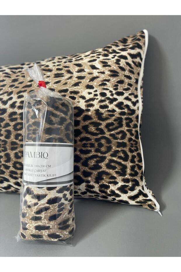 طقم ملاءات سرير مفرد منقوشة مقاس 100x200 سم - 1