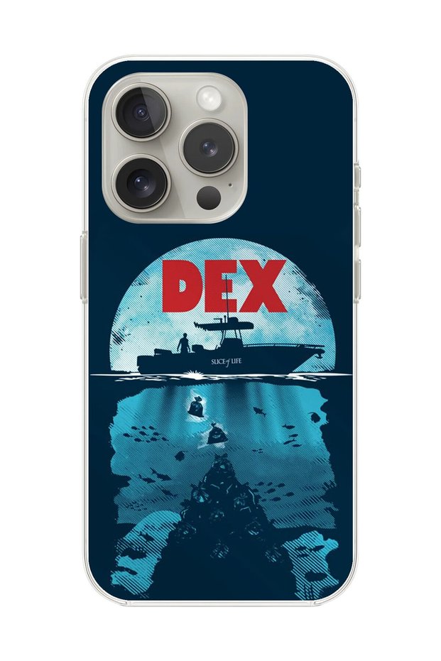 حافظة شفافة متوافقة مع iPhone 14 Pro بتصميم Dex
