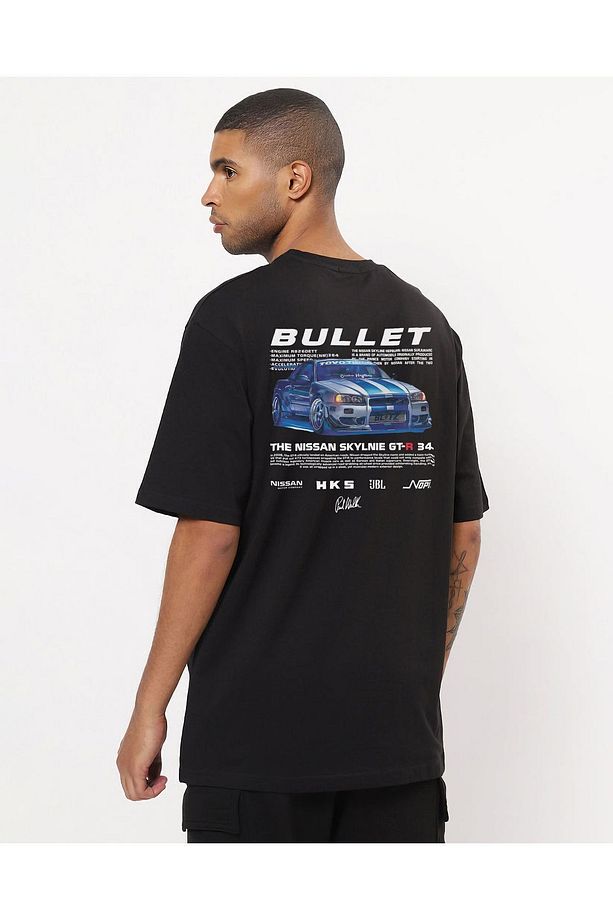 Fast and Furious Paul Walker Nissan Skyline GT-R Oversize Unisex Tshirt - 3