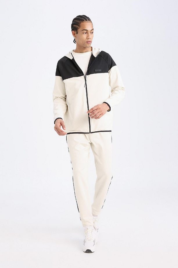DeFactoFit Standart Fit Jogger Eşofman Altı Skuba Dalgıç Kumaş Sporcu Beli Lastikli B4537AX25SP - 5