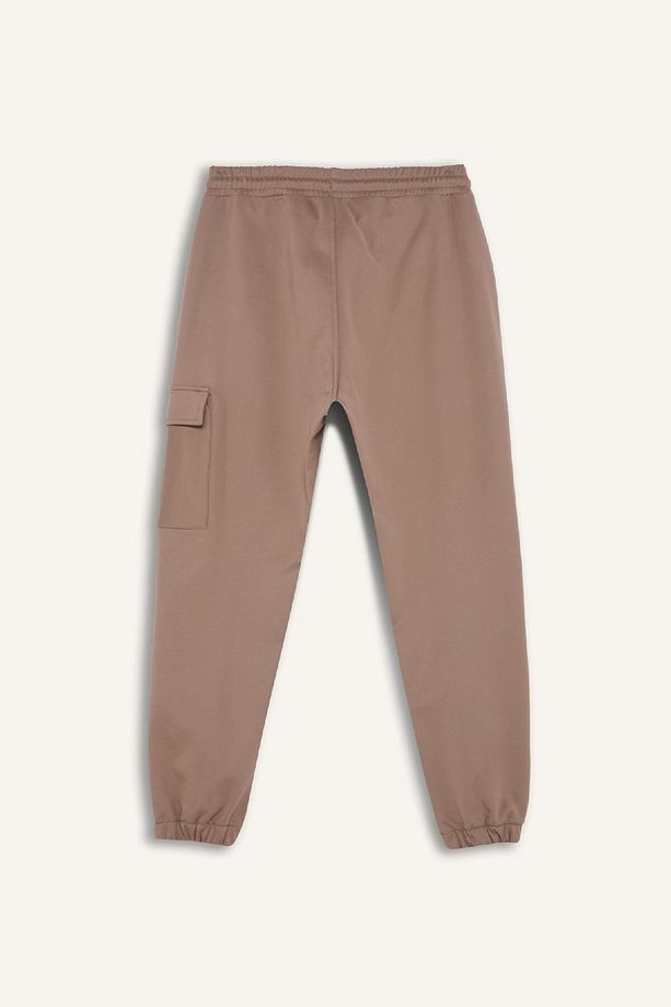 DeFactoFit Sporcu Jogger Eşofman Altı Standart Fit Üç Cepli Beli Bağcıklı Lastikli Paça D3741AX24WN - 8