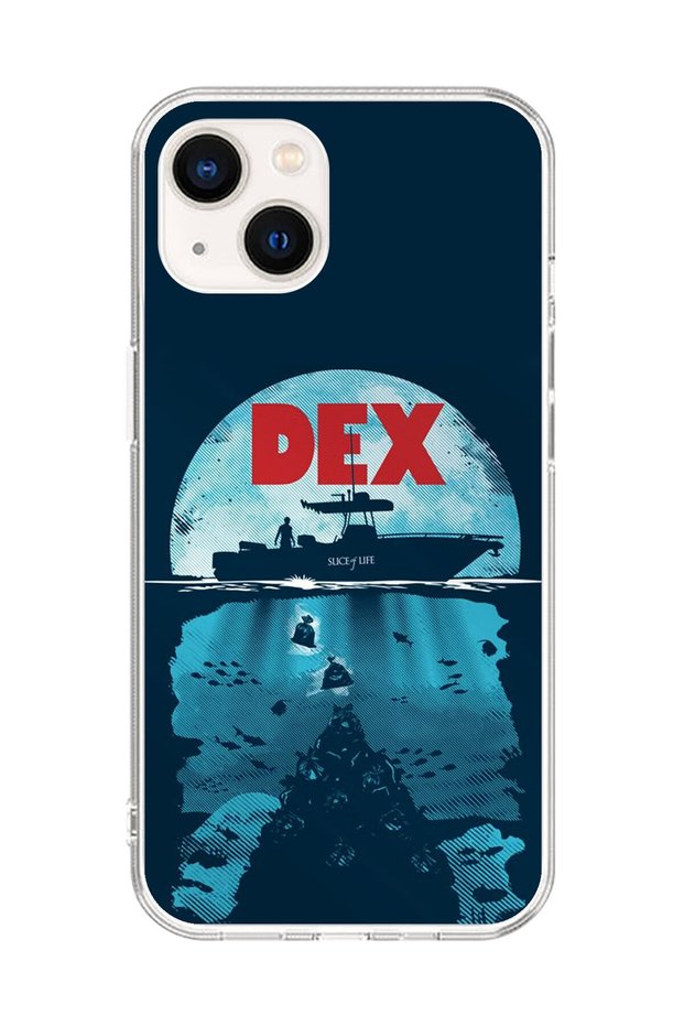 iPhone 15 Compatible Transparent Case Dex Design