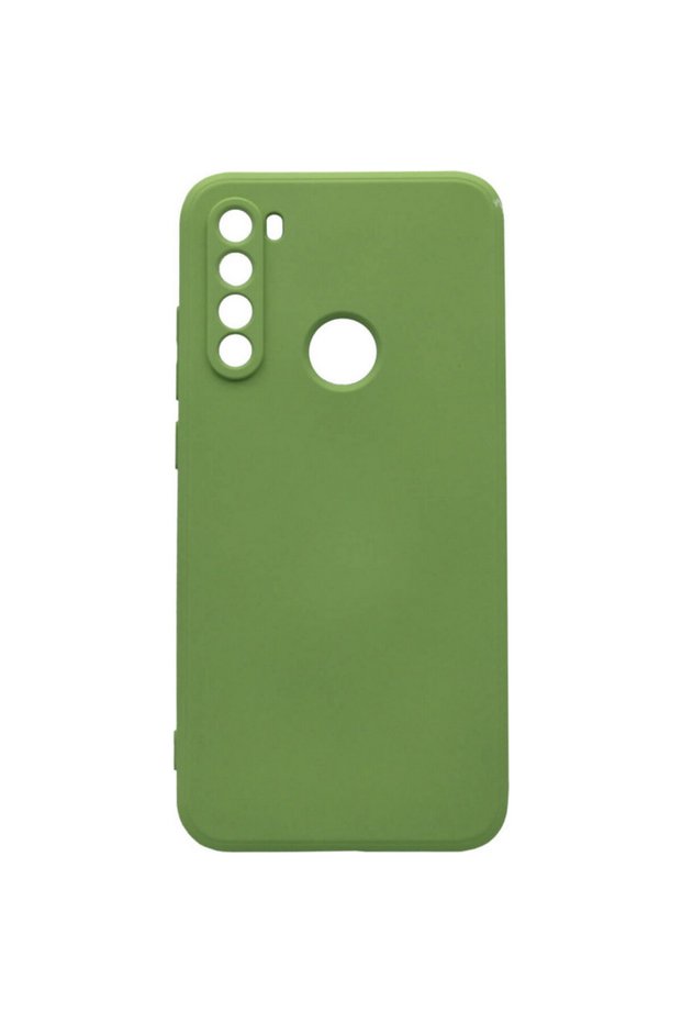 Xiaomi Redmi Note 8 Compatible Premium Launch Liquid Silicone Case Inside Velvet-Pistachio Green