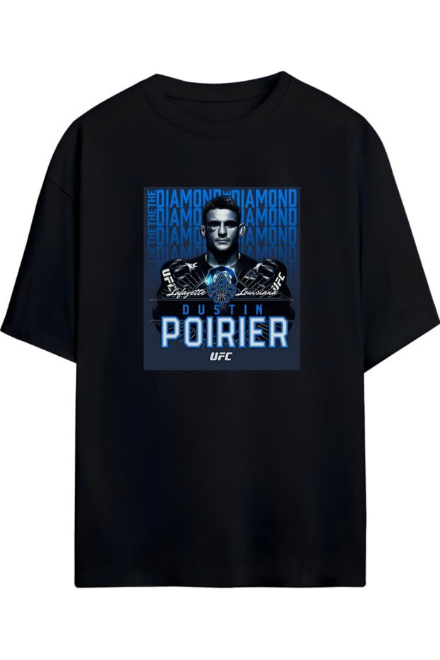 Dustin Poirier Exclusive Unisex Cotton Ufc T-Shirt for Fans - Mma Star Design