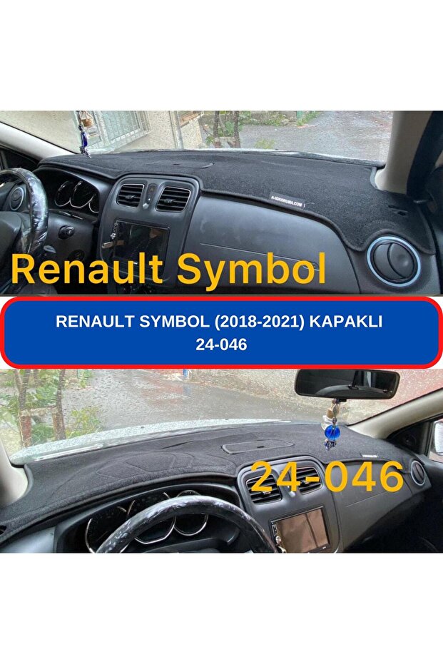 Renault Symbol (2018-2021) Covered Glovebox Protector Glovebox Carpet Case Towel Cover