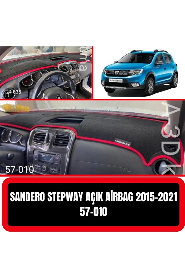 Dacia Sandero Stepway 2015-2021 Glove Box Protector Front Chest Carpet Case Towel Cover