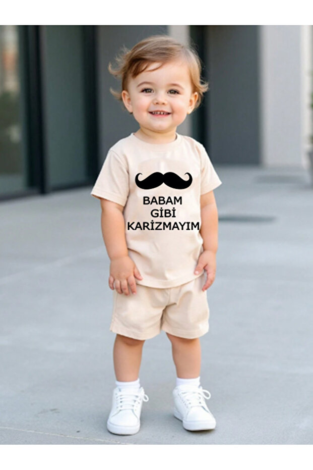 Boy Tshirt Shorts Set I'M Not Charisma Like My Dad