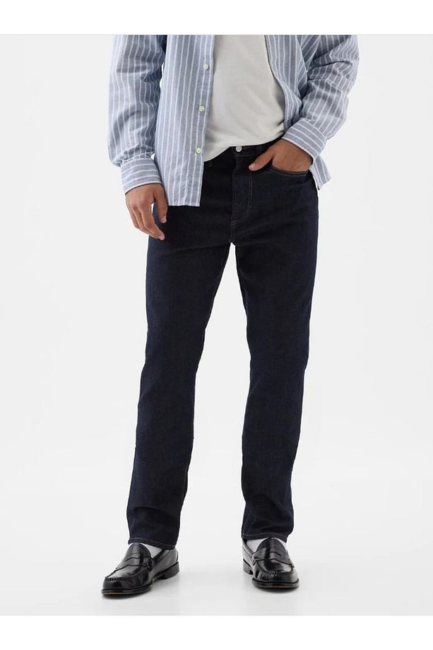 V-Slım GapFlex Slim Jean Pantolon Dar Kalıp Erkek Kot Pantolon LACİVERT - 5
