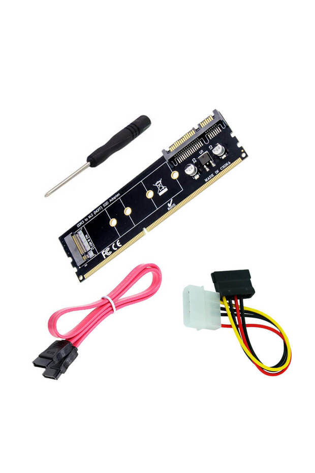 Ngff Ssd Ddr3 Çevirici M2 Ngff Ssd Ddr3 Slot Çevirici M.2 Ngff Ssd Ddr3 Çevirici Nvme Ssd Lere Olmaz - 1