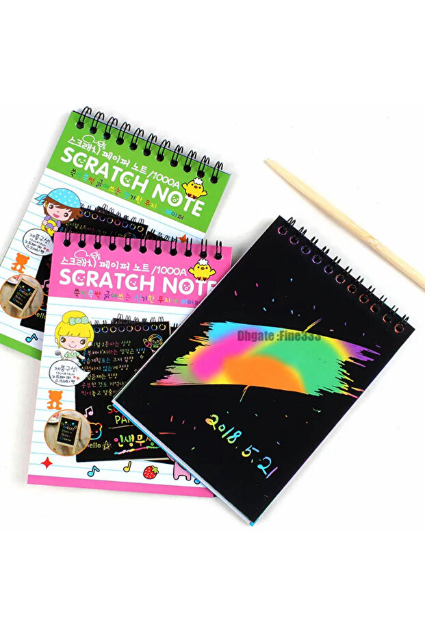 دفتر تلوين لعبة خدش e-235 - 3