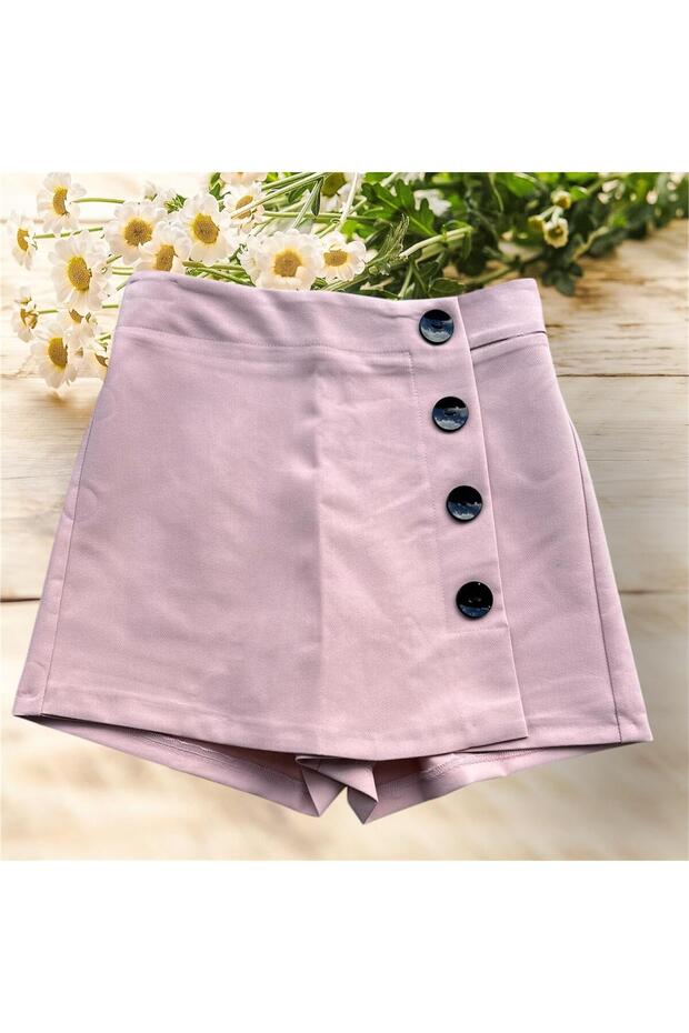 DÜĞMELİ ŞORT ETEK ART 6520 - 1