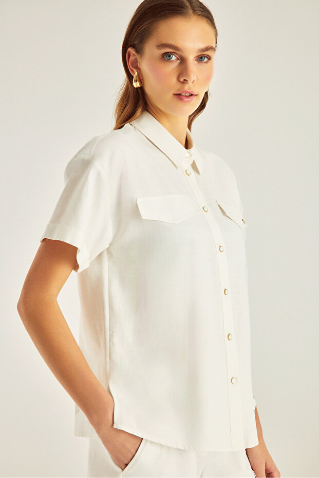 Yarım Kollu Gömlek - 3