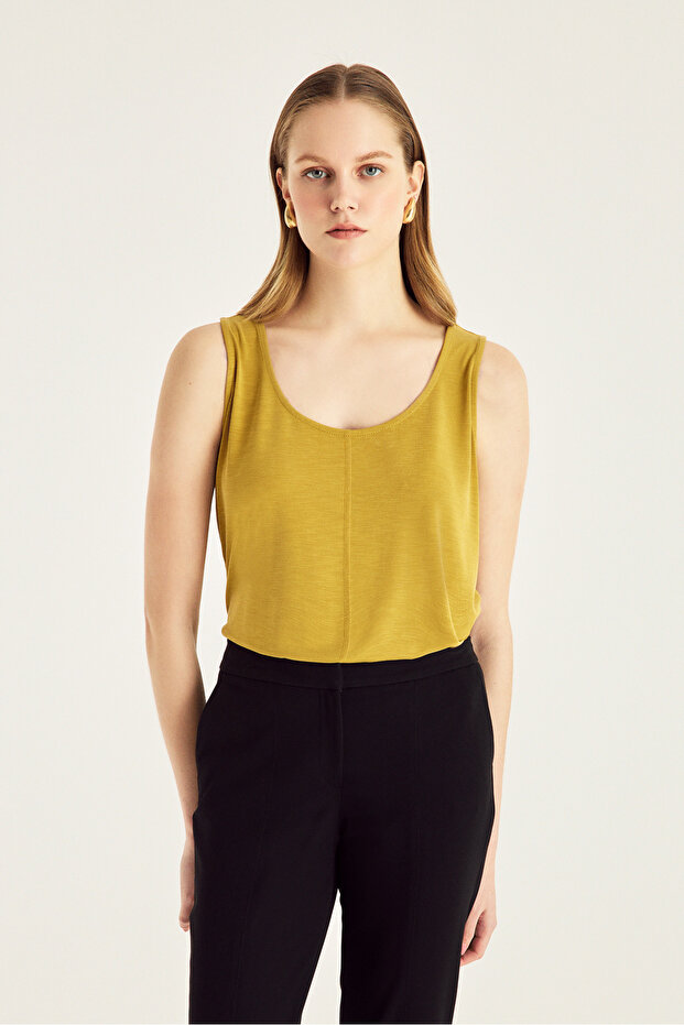 Kolsuz Örme Bluz - 1