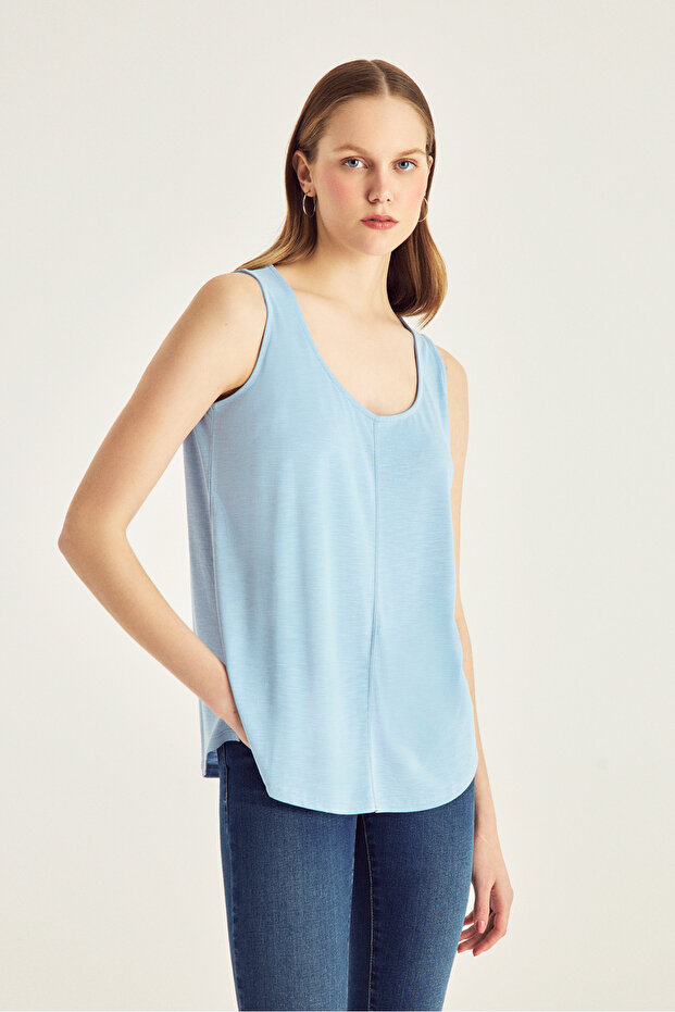 Kolsuz Örme Bluz - 3