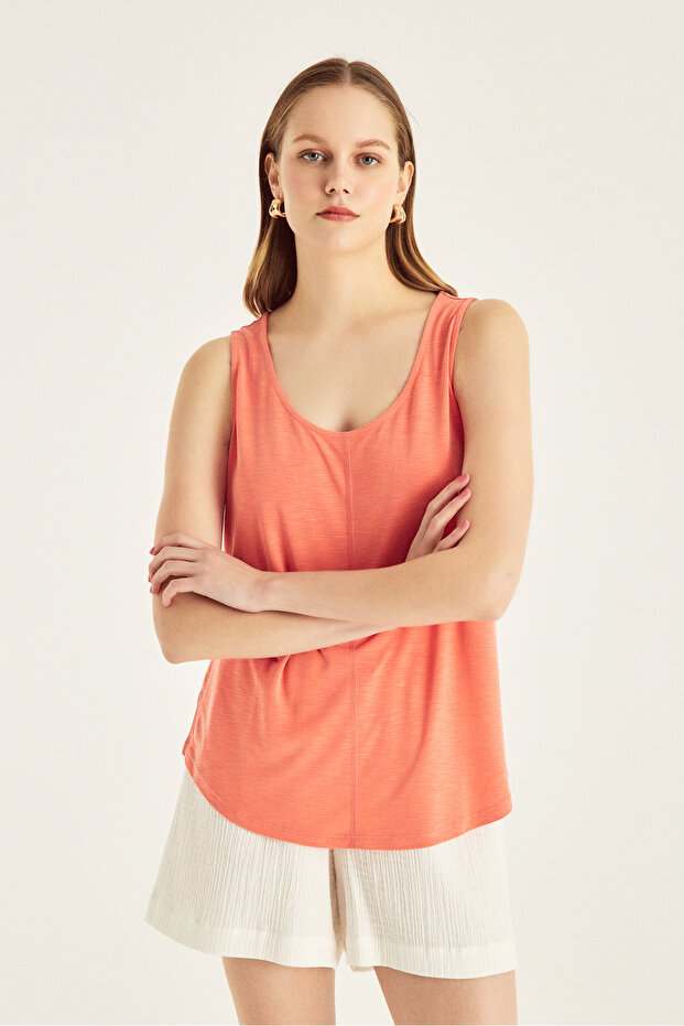 Kolsuz Örme Bluz - 1