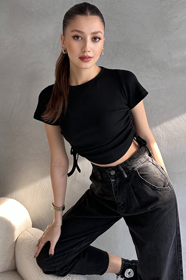 Black Elevator Camisole Blouse - 4