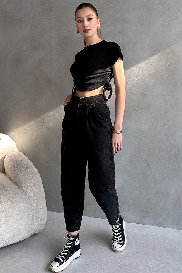 Black Elevator Camisole Blouse - 2