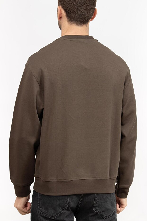 Erkek Fermuarlı Sweatshirt - 3