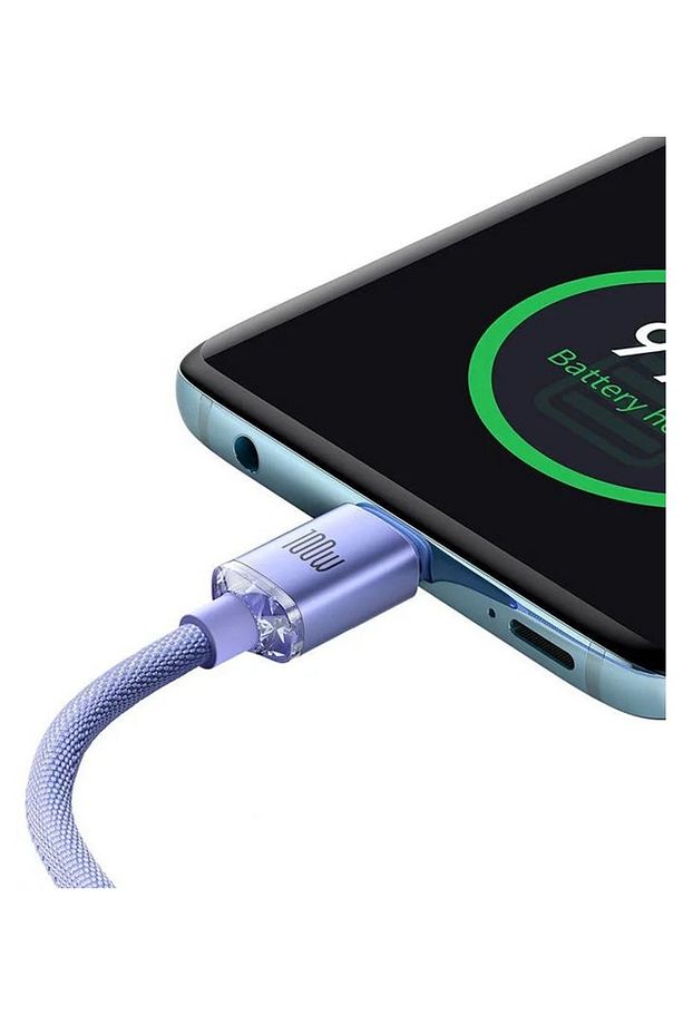 Crystal Shine 100W Type-C to Type-C 2m – MacBook, iPhone 15/16, Android, Telefon, Tablet ve - 2