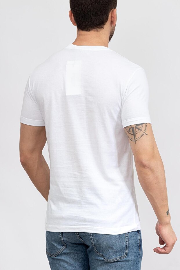 Bílé pánské tričko - 3