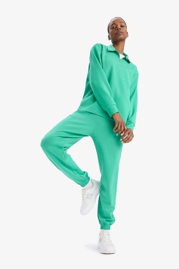 Fit Sporcu Jogger Ince Eşofman Altı Standart Fit Modal Çift Cepli Basic Düz B1794ax25sp - 5