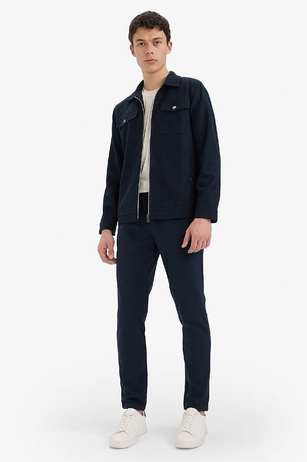 Jogger Pantolon Esnek Basic Düz Beli Bağcıklı Cepli Düz Paça C6022ax25sp - 3