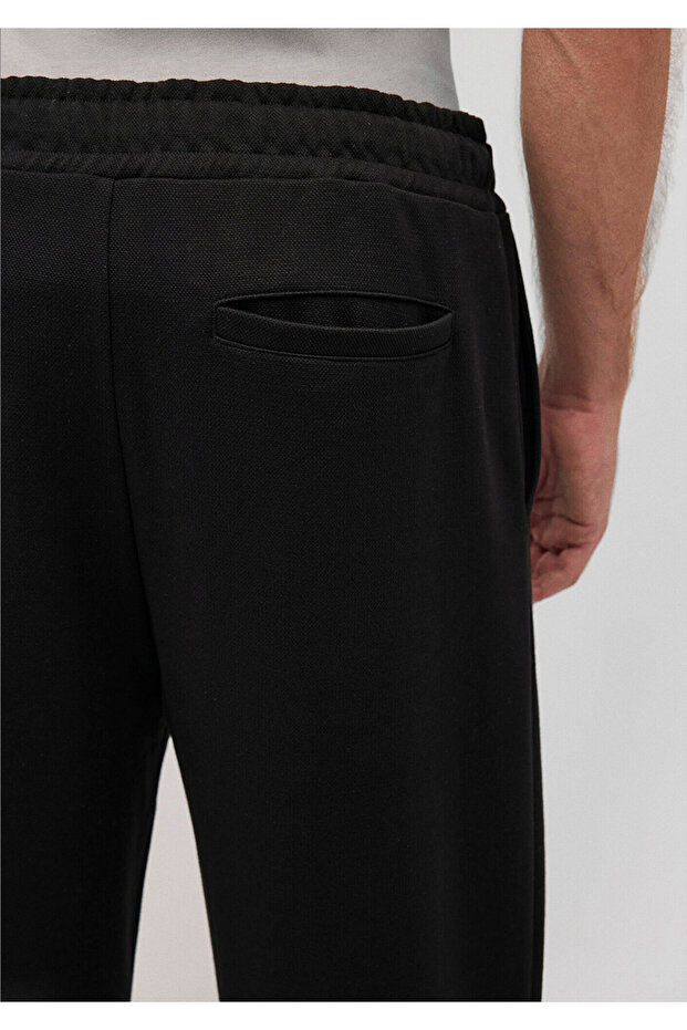 Siyah Basic Eşofman Altı 0010388-900 - 6